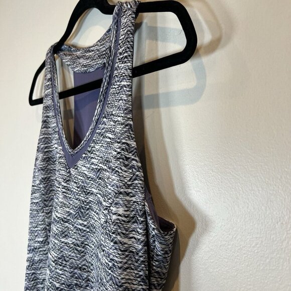 MPG Mondetta Performance Gear Travel Black Purple Grey White Dress Zig Zag L - Picture 2 of 11